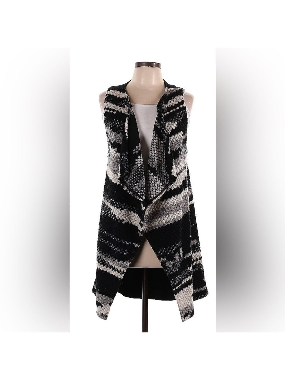 Anthropologie Guest Editor Wool Blend Plunge Vest - Size M